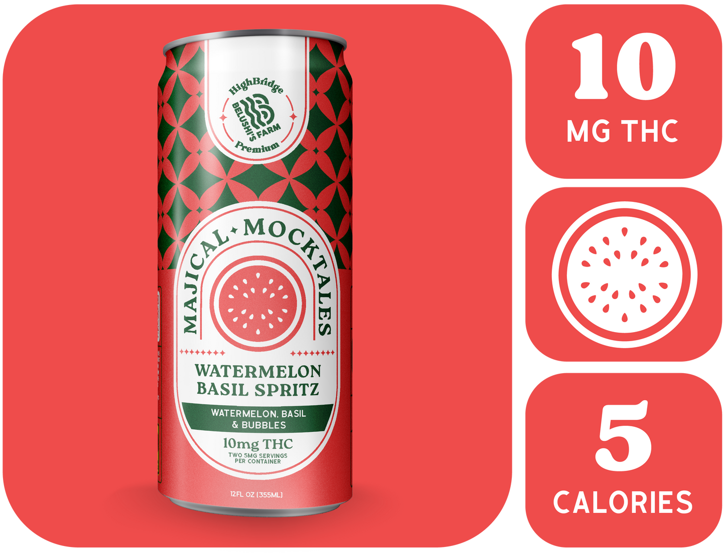 Majical MockTales™ - Watermelon Basil Spritz
