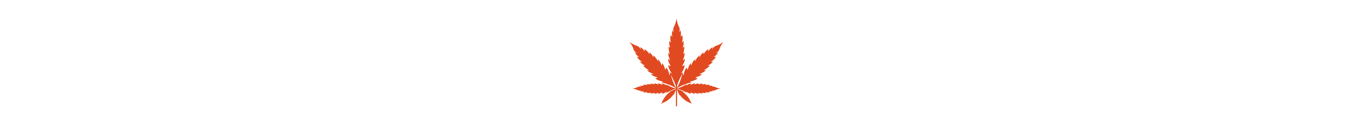 Orange cannabis leaf
